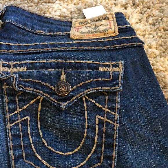 ๐Hippie boho ๐Revamp Serape๐True Religion Becky bellbottoms - Picture 4 of 8